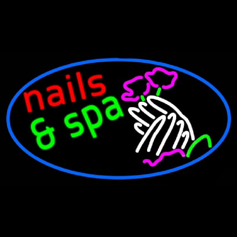 Nails And Spa Neonskylt