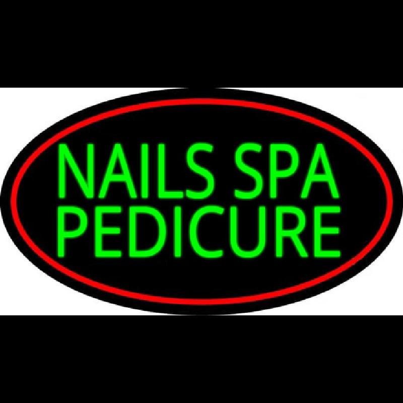 Nails Spa Pedicure Neonskylt