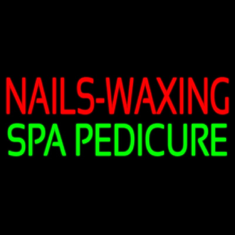 Nails Wa ing Spa Pedicure Neonskylt