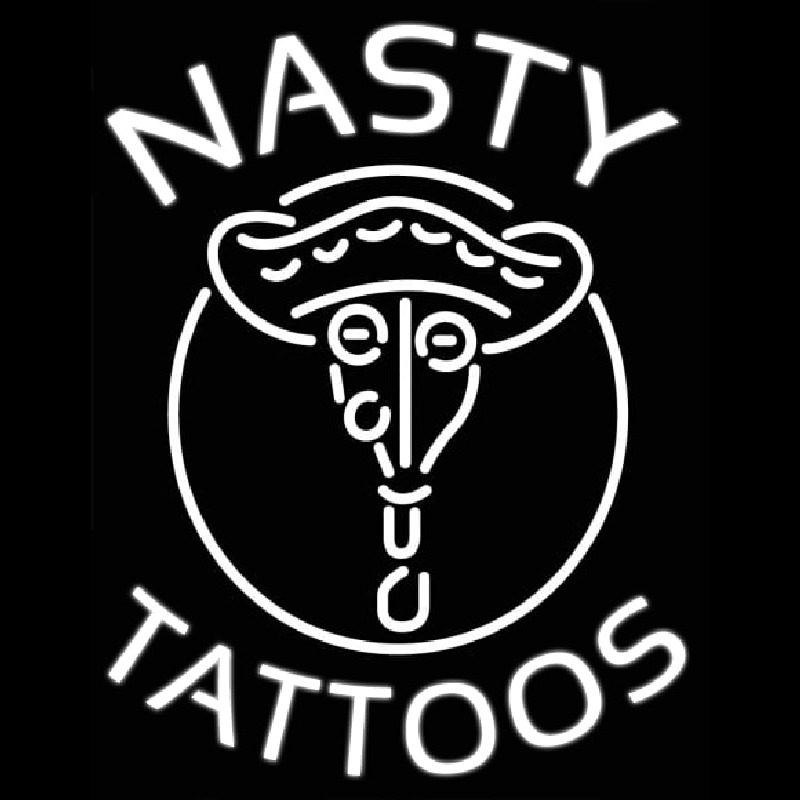 Nasty Tattoos Neonskylt