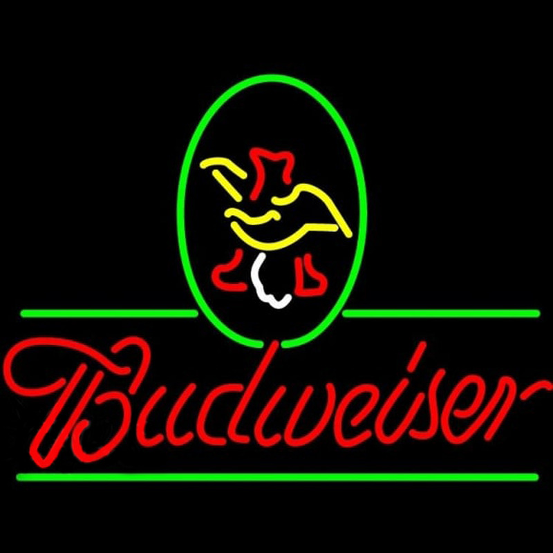 Neonetics Budweiser Eagle Budweiser Eagle Beer Sign Neonskylt