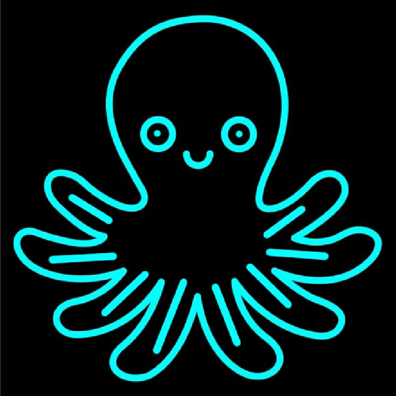 Octopus Neonskylt