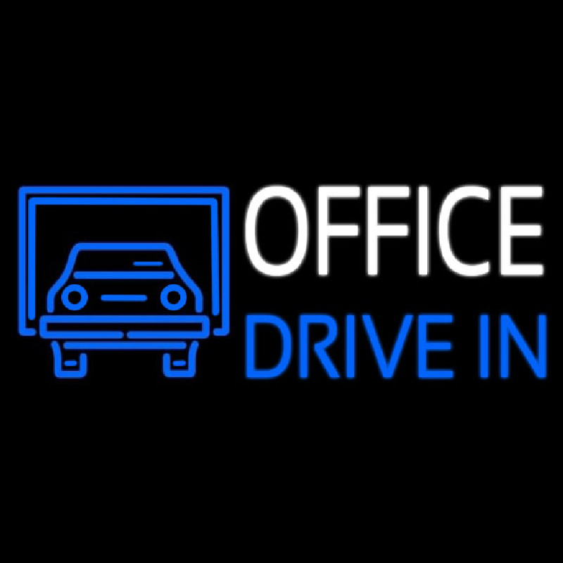 Office Drive In 1 Neonskylt