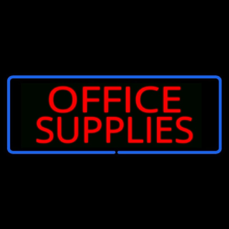 Office Supplies Neonskylt