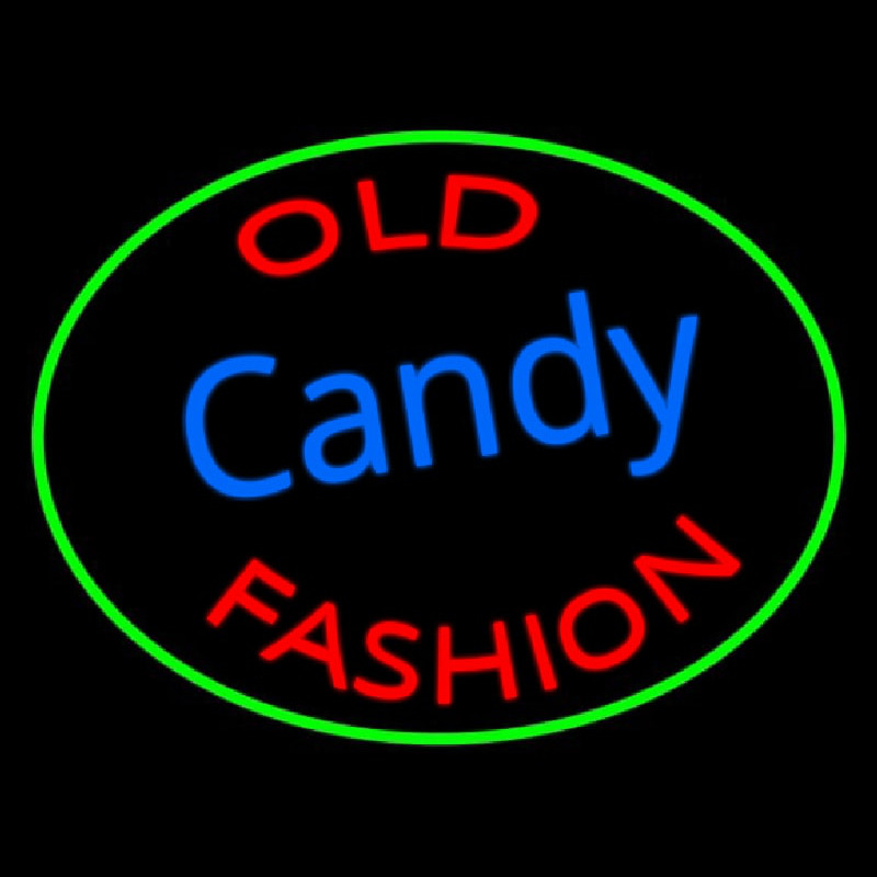 Old Fashion Candy Neonskylt