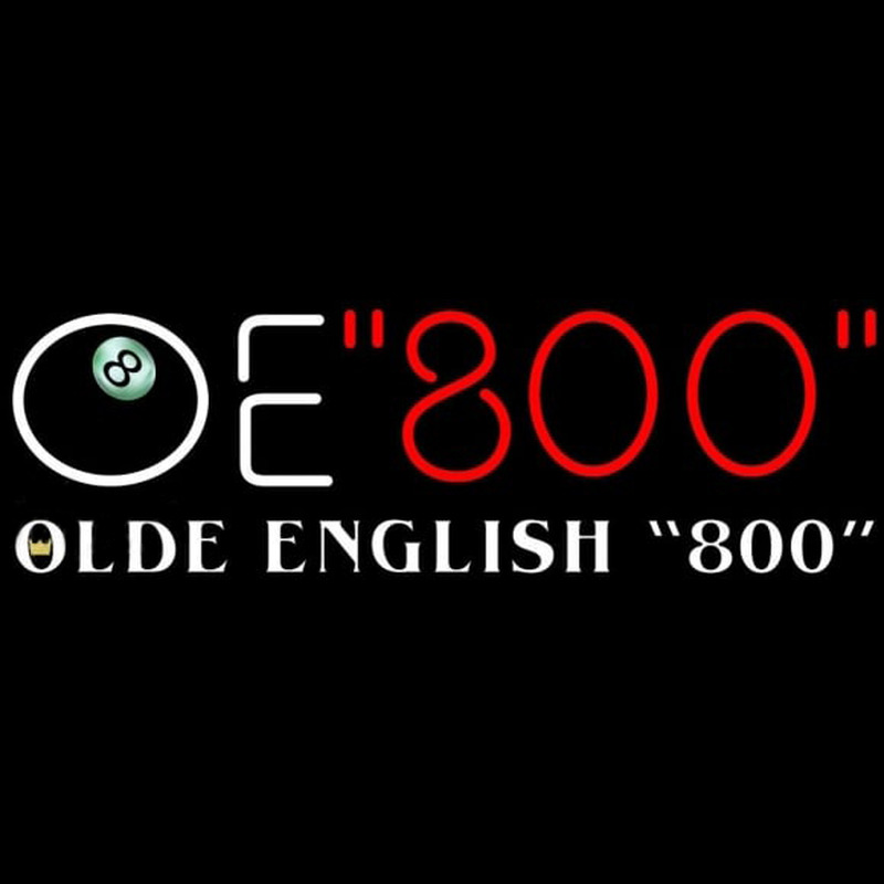 Olde English 800 8-Ball Neonskylt