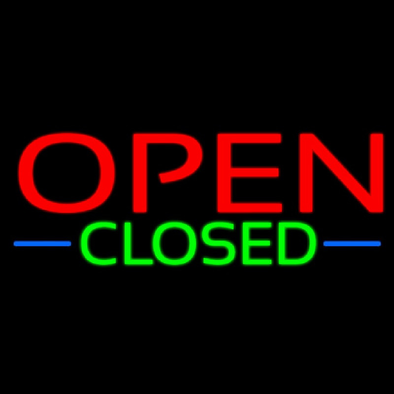 Open Closed Neonskylt