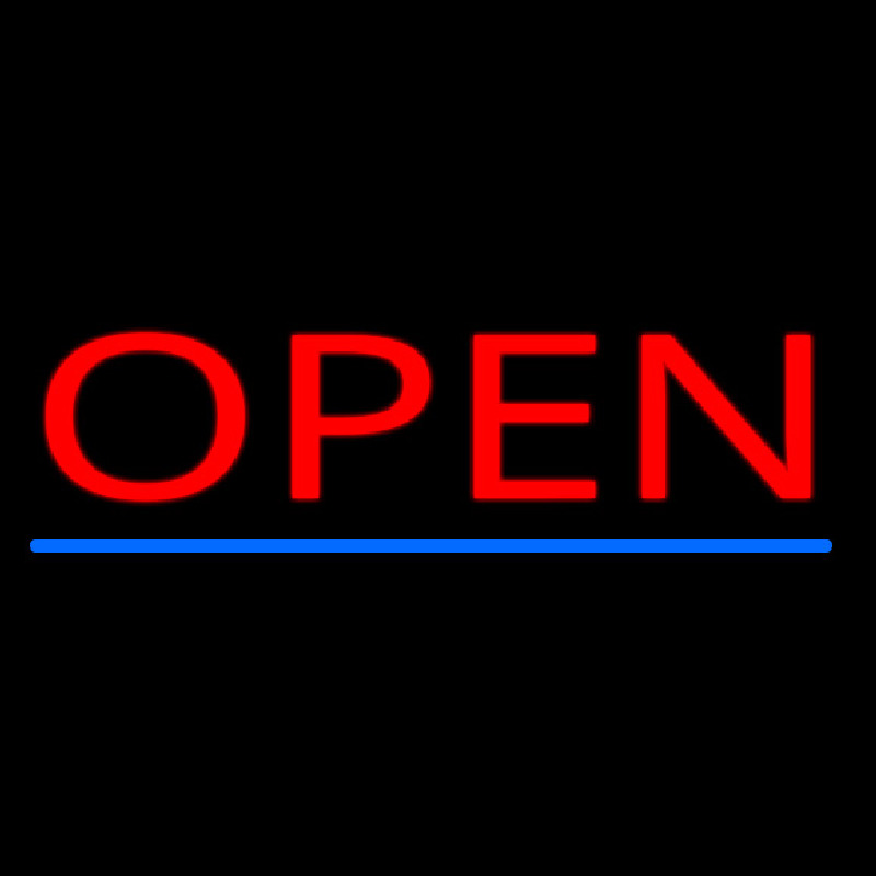 Open Neonskylt