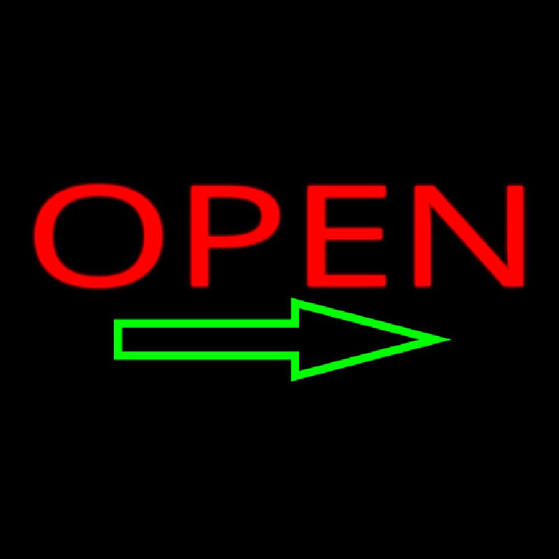 Open Neonskylt