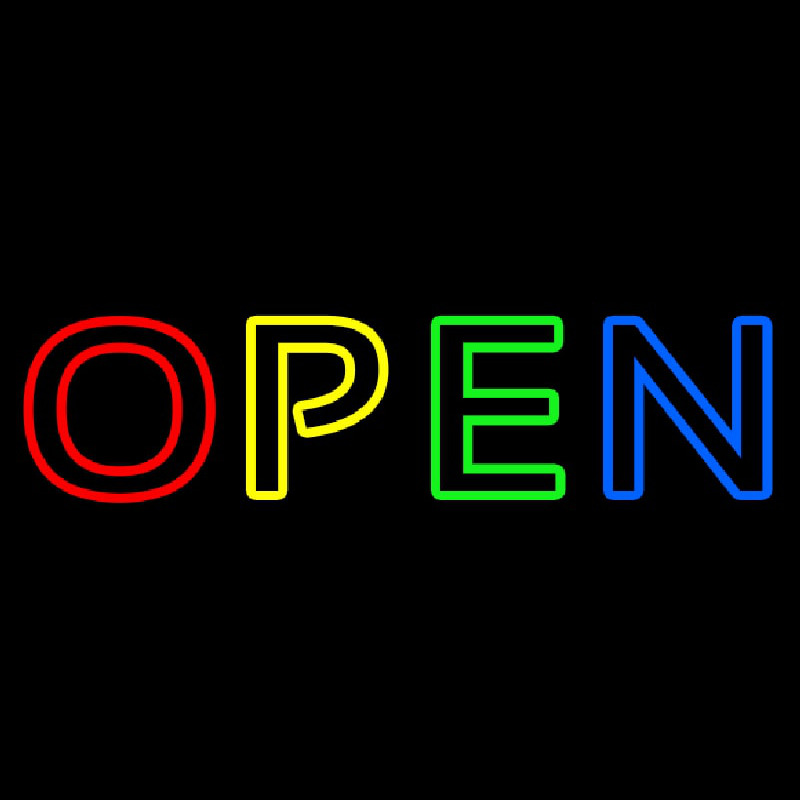 Open Neonskylt