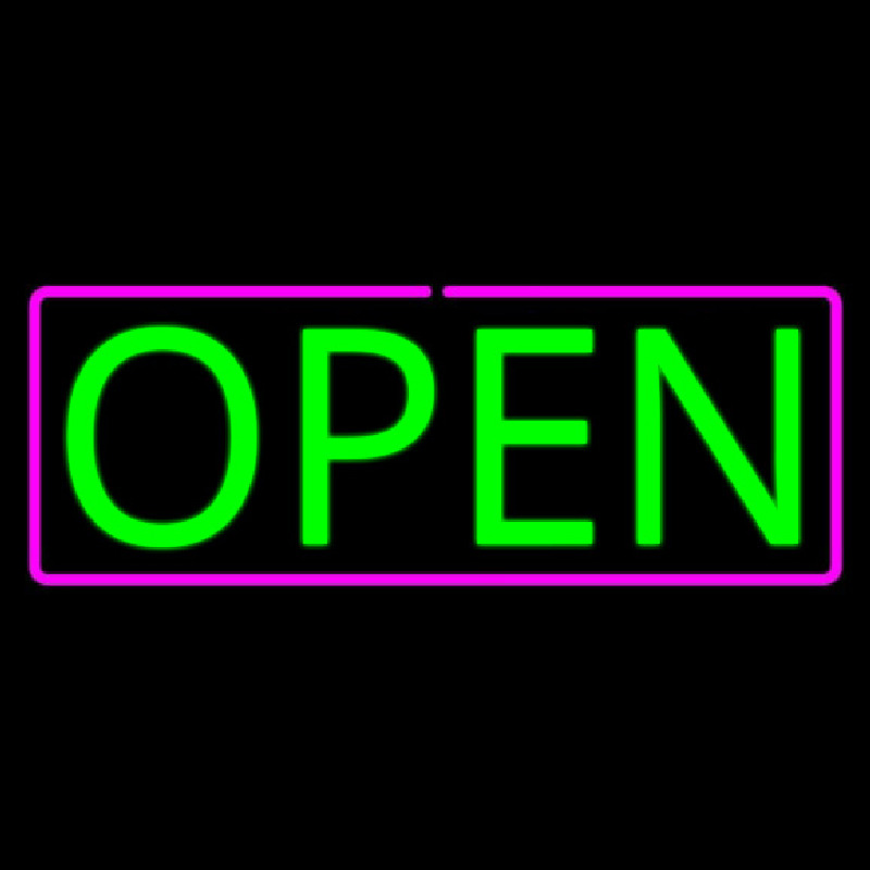 Open Neonskylt