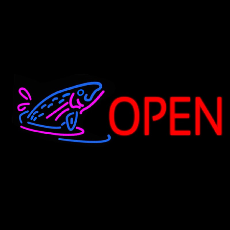 Open Neonskylt