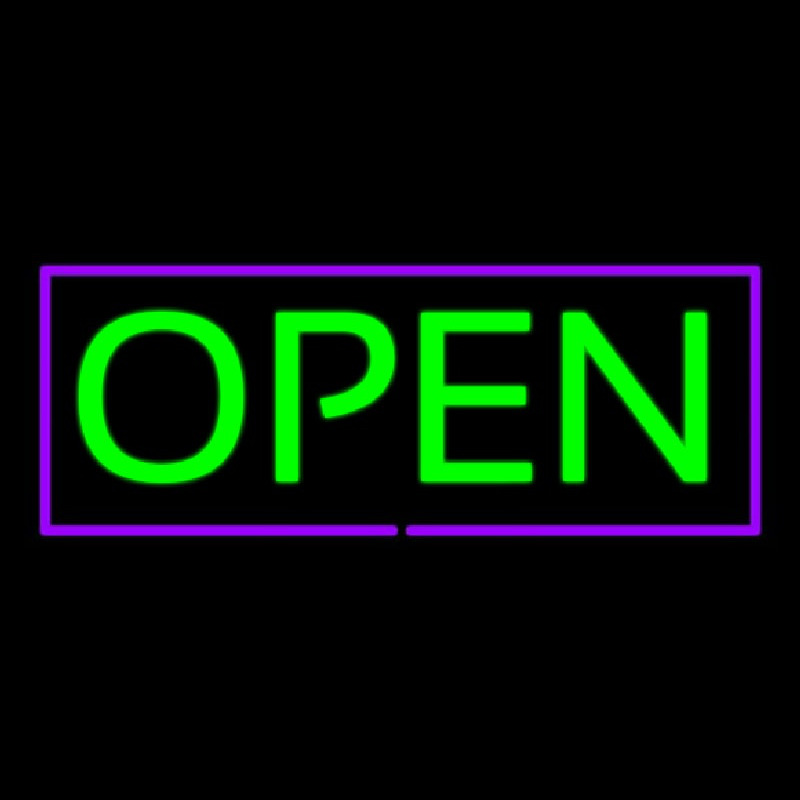 Open Pg Neonskylt