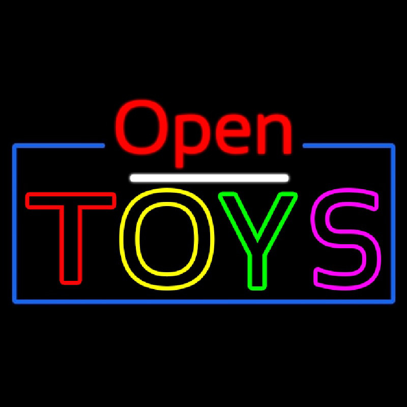 Open Toys Neonskylt