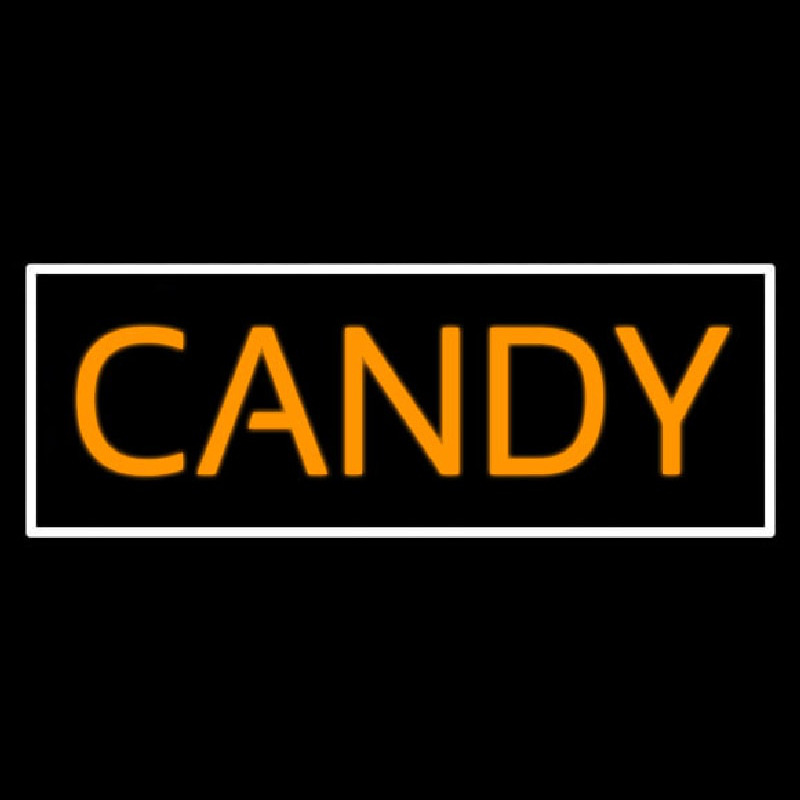 Orange Candy Neonskylt