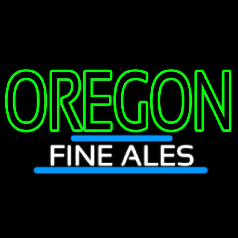 Oregon Fine Ales Neonskylt