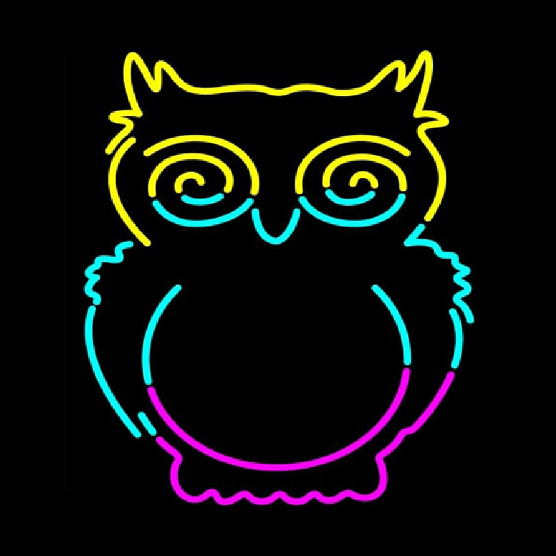 Owl Neonskylt