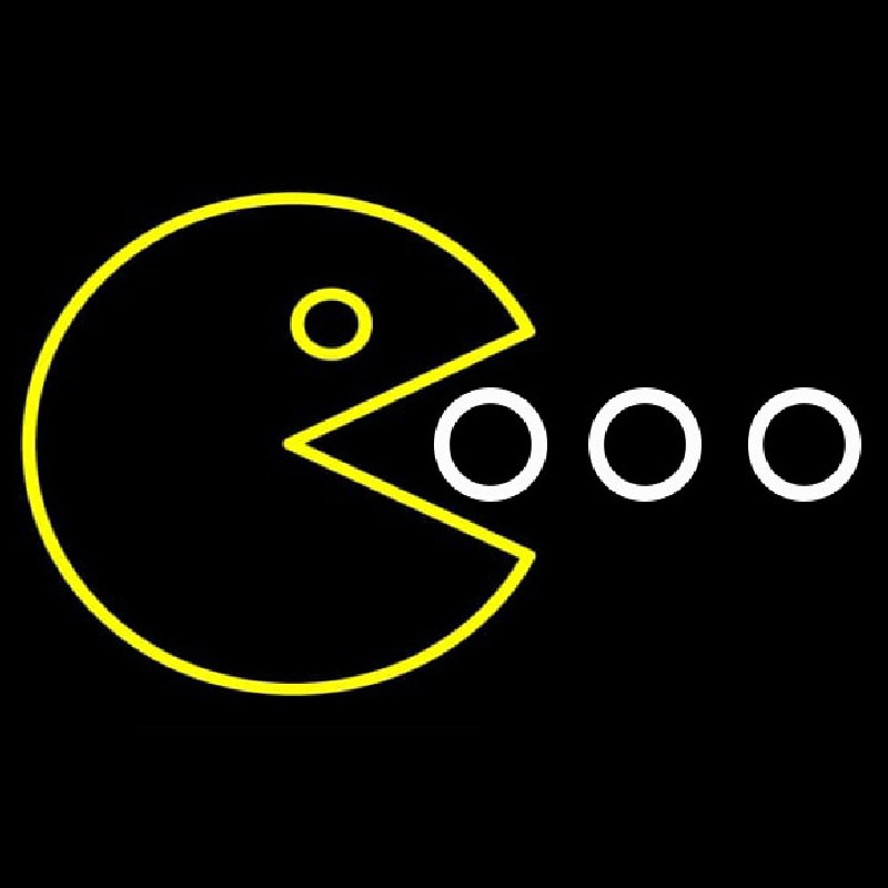 Pac Man Neonskylt