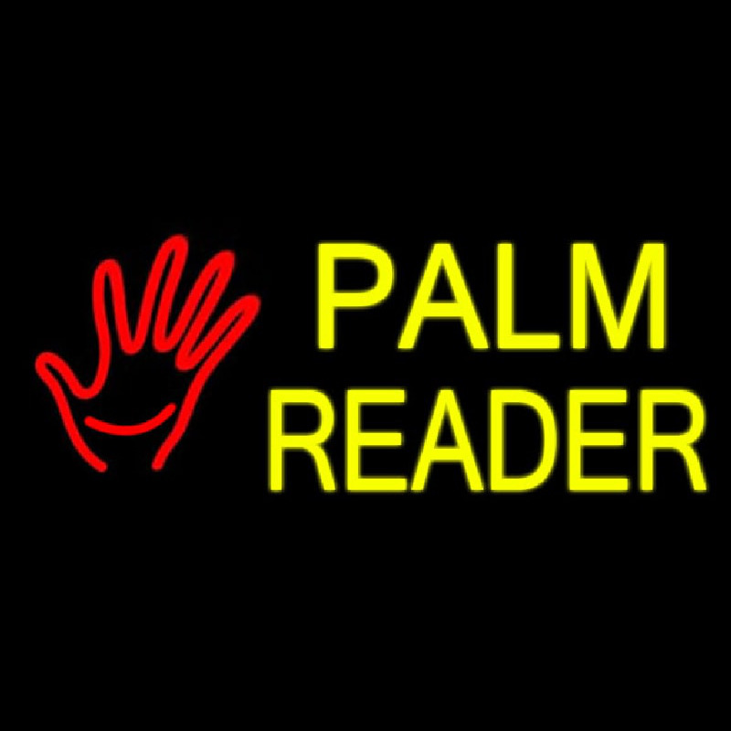 Palm Reader Logo Neonskylt