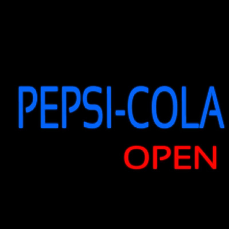 Pepsi Cola Open Neonskylt