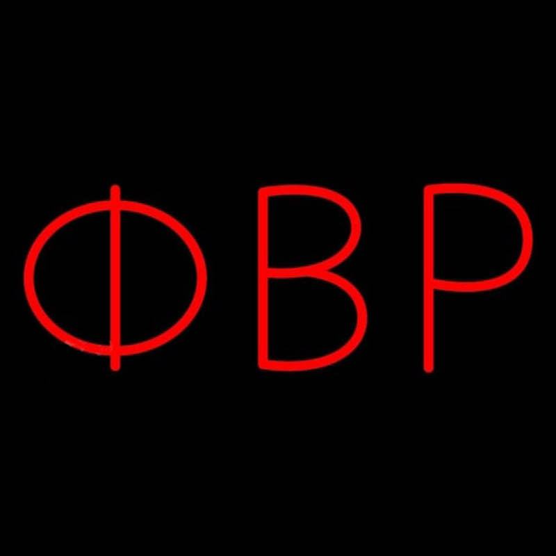 Phi Beta Rho Neonskylt