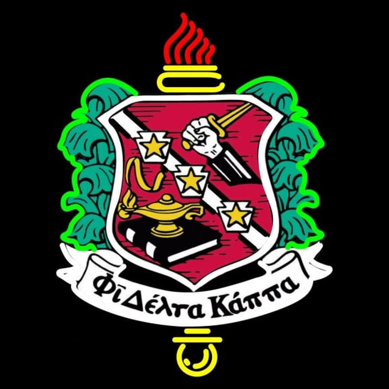 Phi Delta Kappa Logo Neonskylt