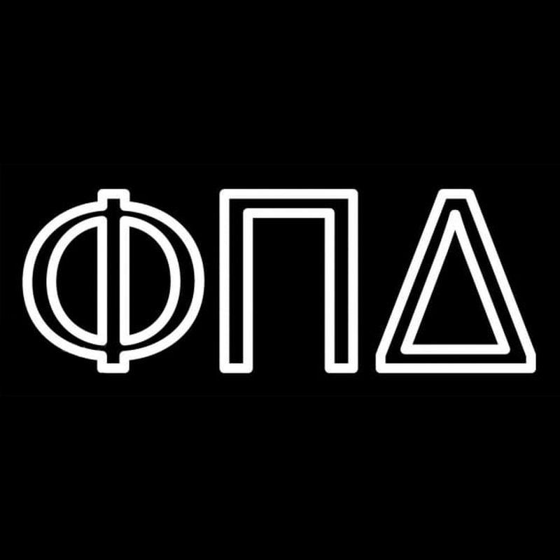 Phi Pi Delta Neonskylt