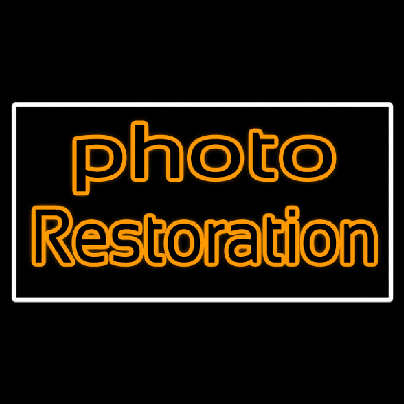 Photo Restoration Neonskylt