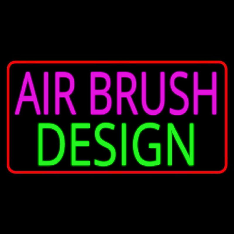 Pink Airbrush Design Neonskylt