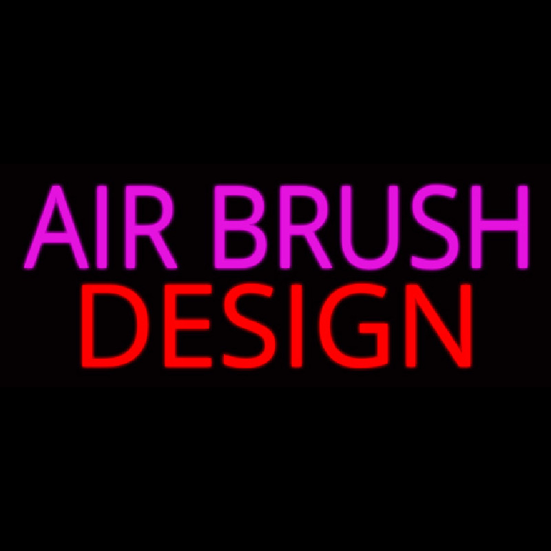 Pink Airbrush Design Neonskylt