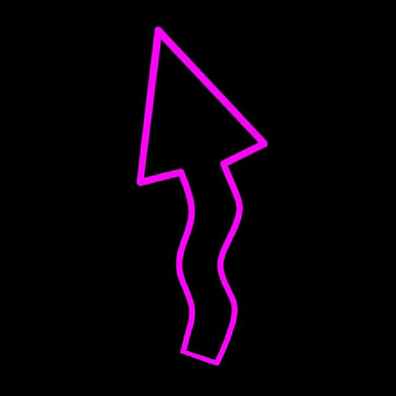 Pink Arrow Neonskylt