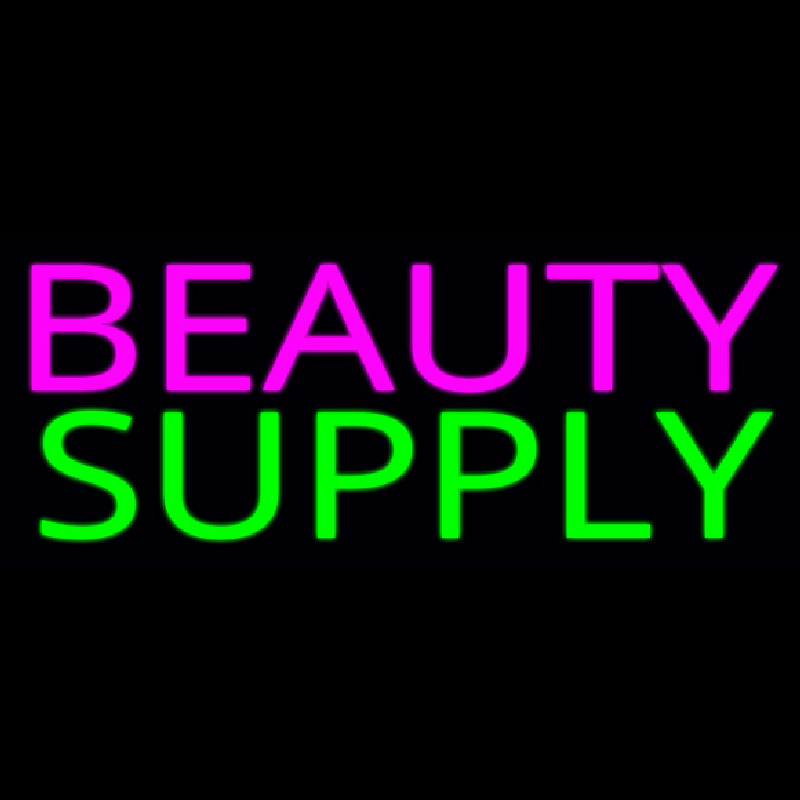 Pink Beauty Supply Neonskylt