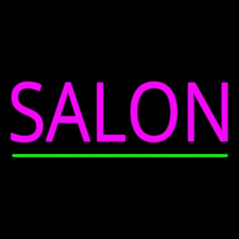 Pink Salon Green Line Neonskylt