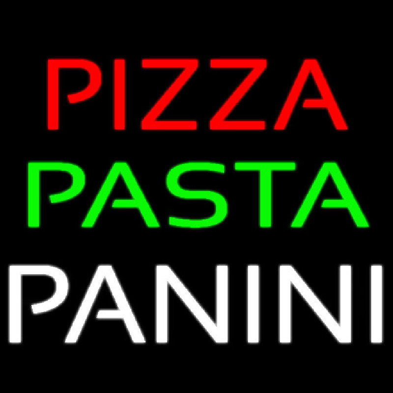 Pizza Pasta Panini Neonskylt