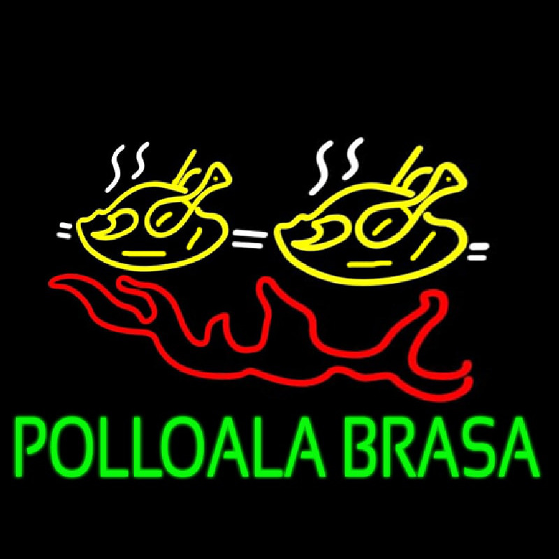 Pollo Ala Brasa Fish Neonskylt