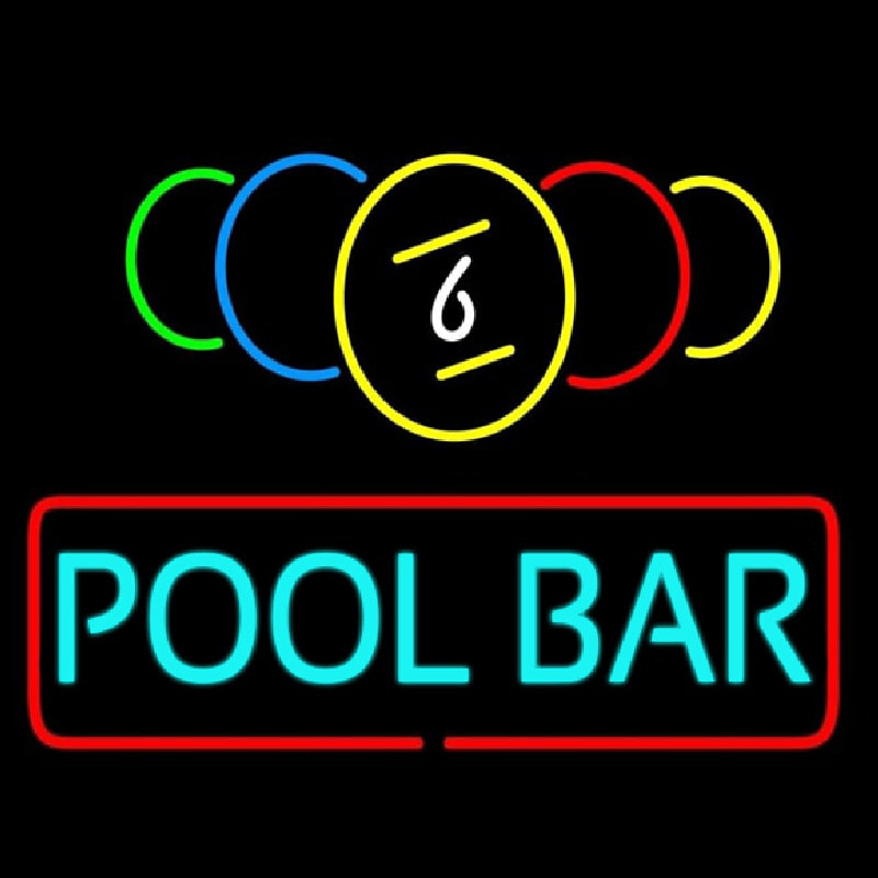 Pool Bar Neonskylt