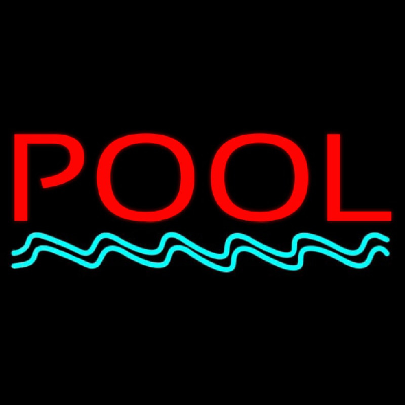 Pool Neonskylt