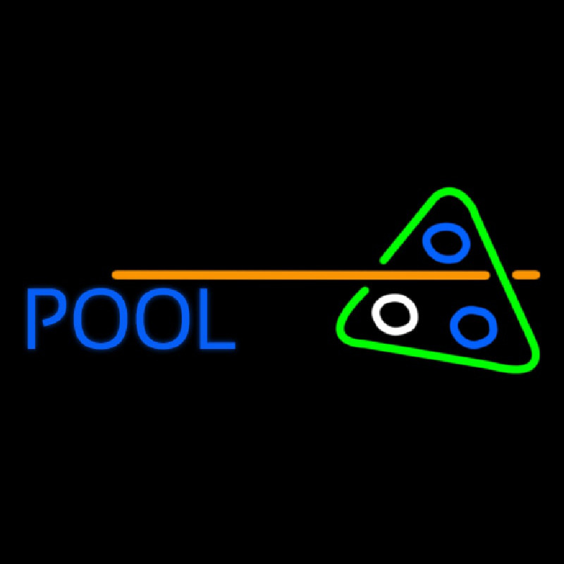 Pool Neonskylt