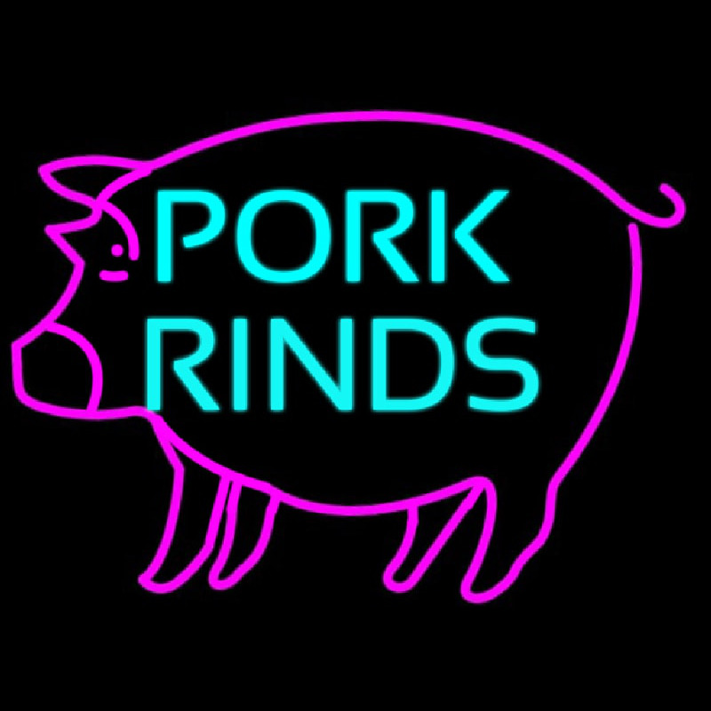 Pork Rinds Neonskylt