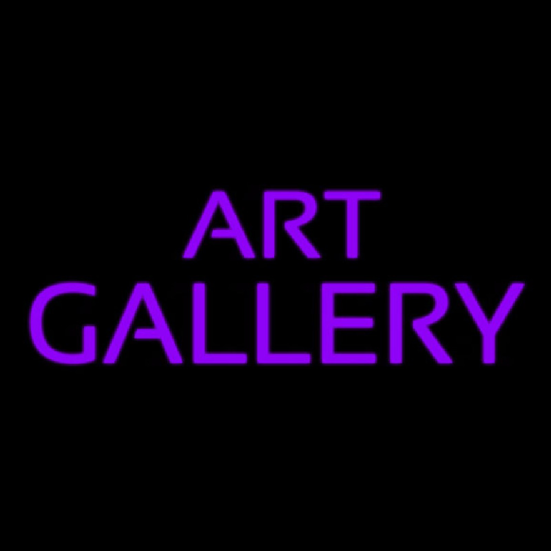 Purple Art Gallery Neonskylt