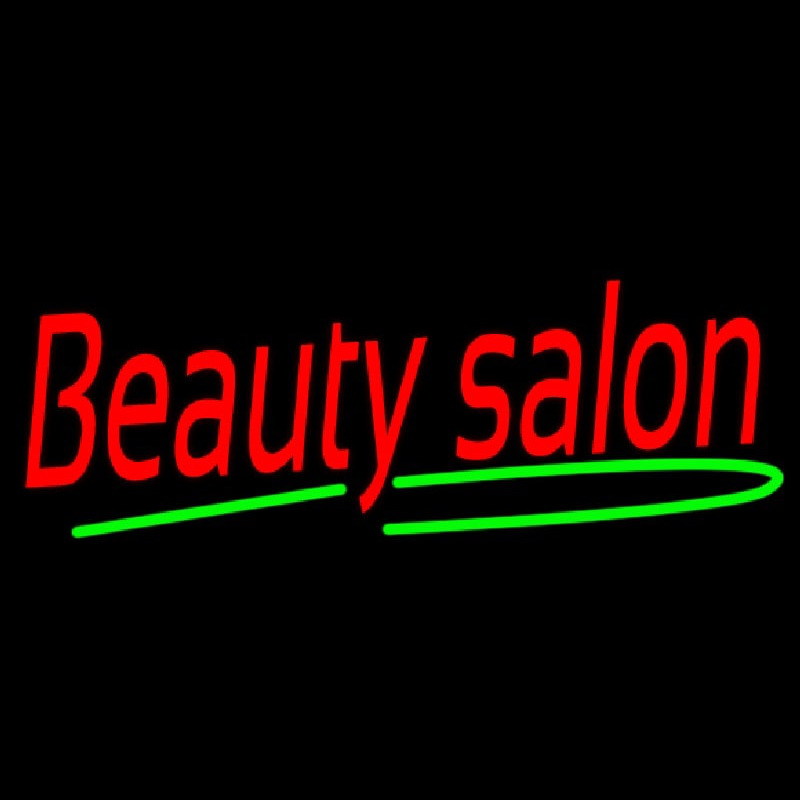 Red Beauty Salon Neonskylt