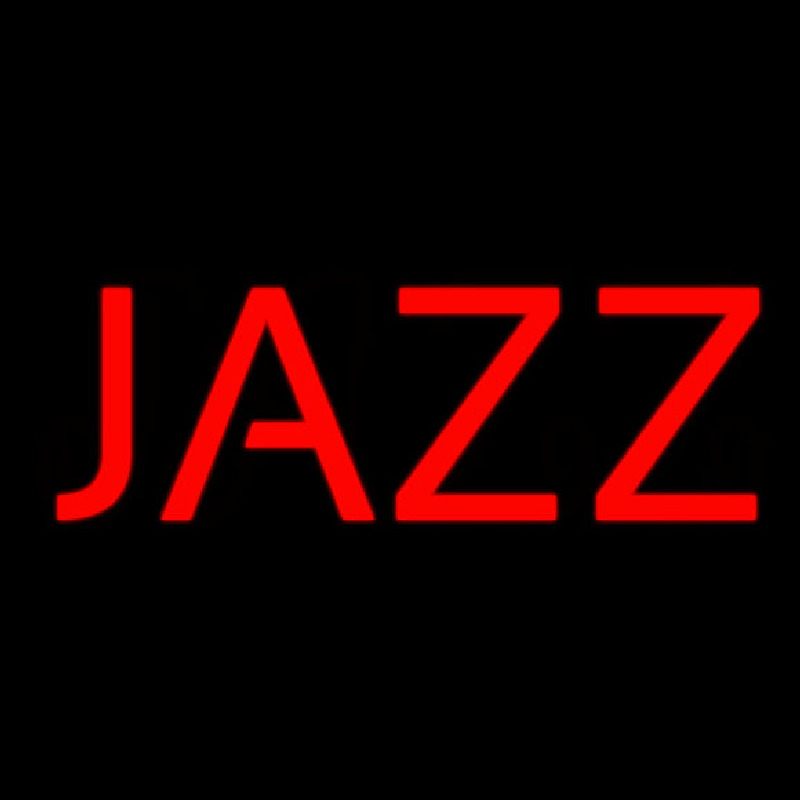 Red Block Jazz Neonskylt