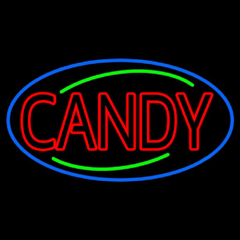 Red Candy Neonskylt