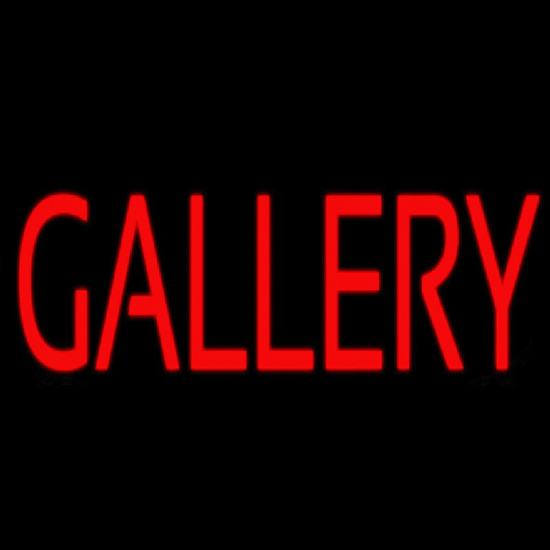 Red Gallery Neonskylt