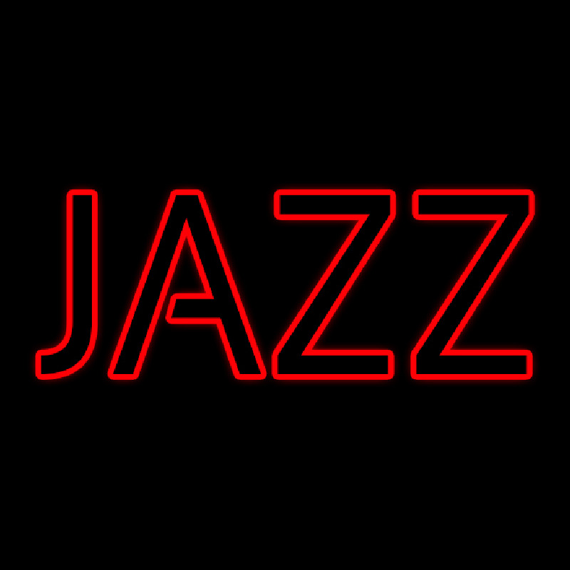 Red Jazz Block 3 Neonskylt