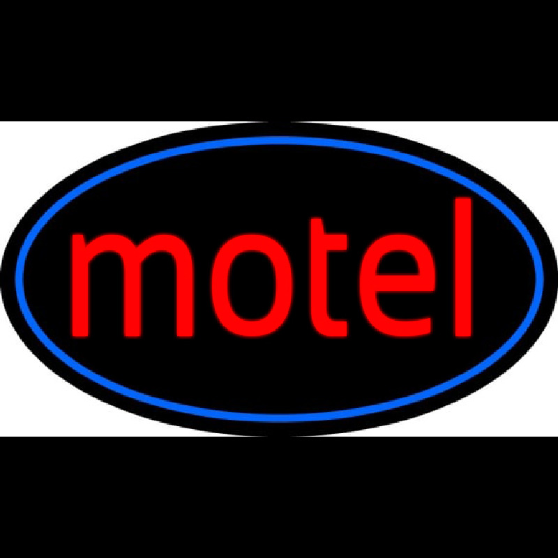 Red Motel Neonskylt