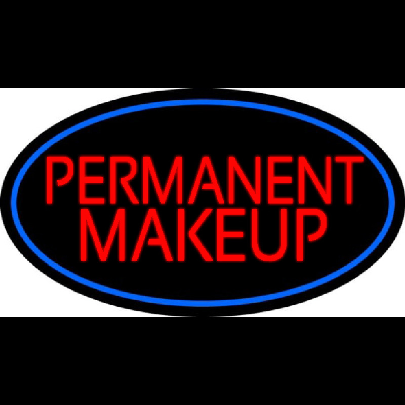 Red Permanent Makeup Neonskylt