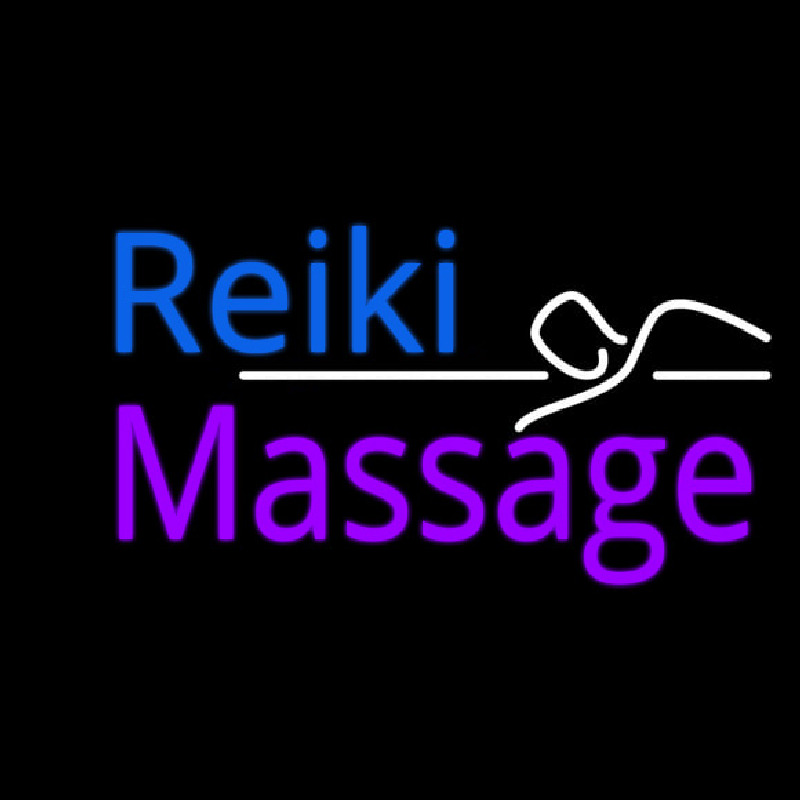 Reiki Massage Neonskylt