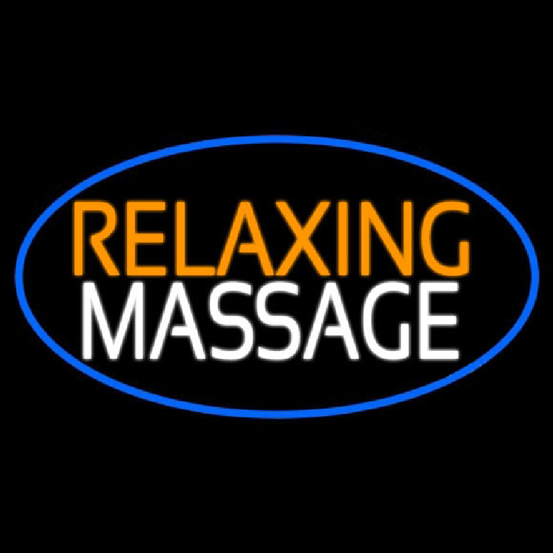 Rela ing Massage Neonskylt