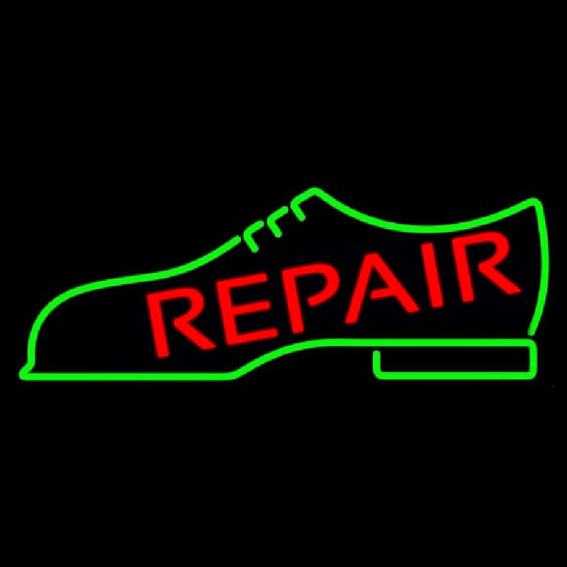 Repair Shoe Logo Neonskylt